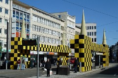 Hannover, Strassenbahnhaltestelle Steintor, 19. March 2011